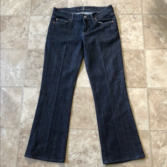 7 For All Mankind BOOTCUT Size 26 Inseam 26.5 - Picture 2 of 5